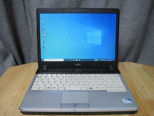 富士通 LIFEBOOK P770B Win10Pro/32bit/Celeron U3400 1.06GHzメモリ3GB-SSD128Ｇ/ＵSB無線 /office2016DVD-RW/訳あり品/直ぐに使える　office2016入り　DVDも再生可能