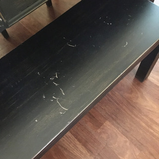 アメリカン　家具　ダイニングテーブル　イス4個、ベンチイス1個