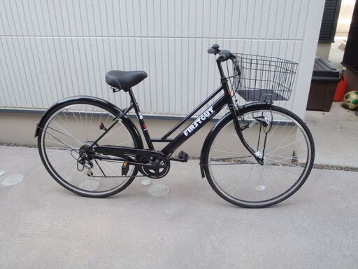 自転車　２７インチ　外装６段　ほぼ新品