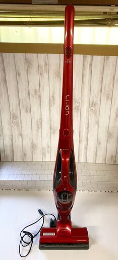 (売約済み) 日立 コードレス スティッククリーナー PV-BE200 充電式掃除機 ハンディクリーナー分離型 Li-ion 赤/レッド サイクロン式