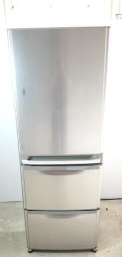 (動作確認済み)三菱 ノンフロン 冷凍 冷蔵庫 MR-CR38NF-T ファミリータイプ