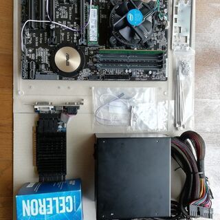 ASUS　H170-PRO、Celeron G3930、メモリ4...