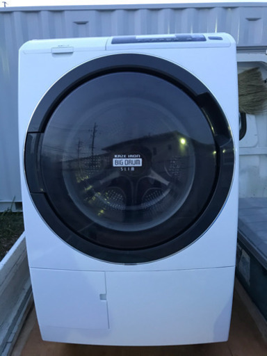値下げ⭐︎HITACH　日立　10/6kgドラム式洗濯機 BD-SG100AL(W) 2017年製