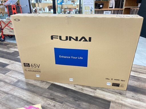 フナイ 65インチ液晶テレビ FL-65UA6000 2017年製 未使用品