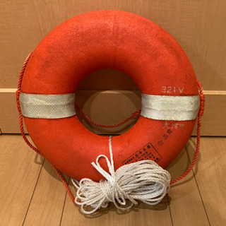 【ネット決済・配送可】🌟小型船舶 船舶検査 救命浮環 中古🌟