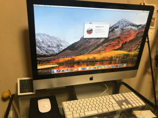 Macデスクトップ綺麗　hpパソコンつき激安