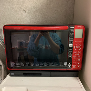 2017製　HITACHI　MRO・TS7・オーブンレンジ・ヘルシーシェフ 2017製 HITACHIMRO・TS7・オーブンレンジ・赤・ヘルシーシェフ 日立
