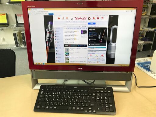 （商談中）新品SSD交換済！大画面+大容量メモリ搭載！NEC一体型PC！