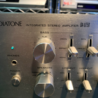 DIATONE ステレオアンプ DA-U750 音出し確認済み