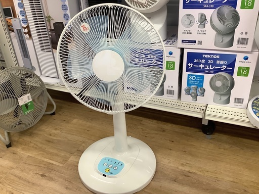 ｼﾞｬｽﾄﾈｵの扇風機2018年製（JN-ARLF30-WH）です。【トレファク東大阪店】