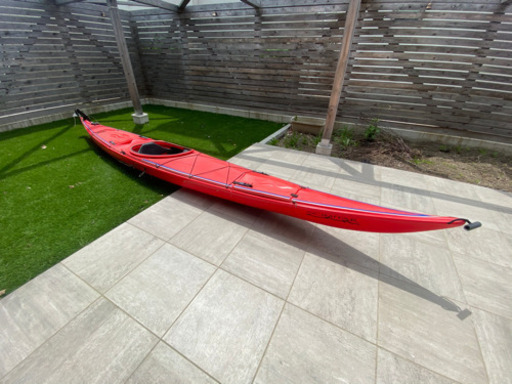 アクアテラ シミターお届け料交渉可！シーカヤック 1人乗りラダー付き