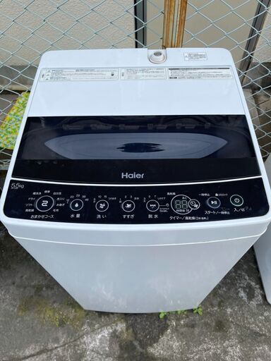 当日翌日配送可■都内近郊無料で配送、設置いたします■2020年製　洗濯機　ハイアール　JW-C55D　5.5キロ■HIA01