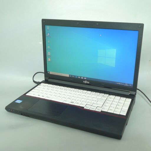 1台限定 送料無料 ノートパソコン 中古動作良品 Win10 15.6型 富士通 A573/G Core i5 4GB 320G DVD-ROM テンキー付 LibreOffice 即使用可能