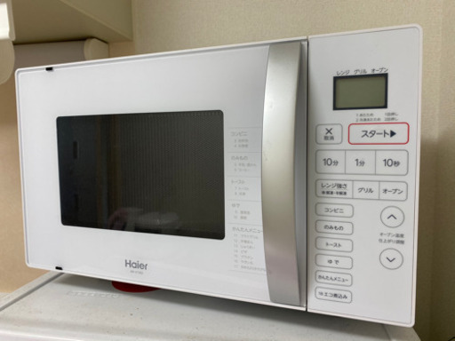 値下げ！ハイアール　Haier オーブンレンジ　オーブン機能付き　電子レンジ　JM-V16D 2019年製　ホワイト