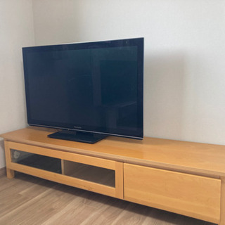 テレビボード　ナチュラル　中古品