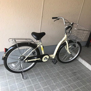 自転車　ママチャリ　シティサイクル