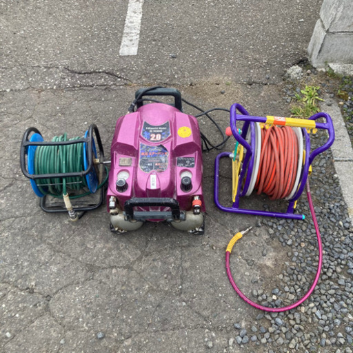 Hitachi Koki EC 1430H2 インバータ高圧エアーパンチ　エアーコンプレッサー