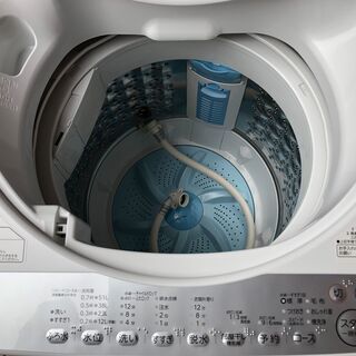 ★東芝 全自動洗濯機 6kg  美品 2019年製