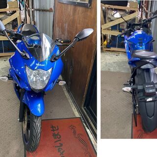 スズキ　ジクサー150　　低走行　SUZUKI　ロードスポーツバイク　ブルー