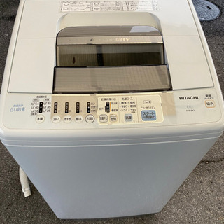 洗濯機　日立　白い約束　6kg 2009年式  ０円