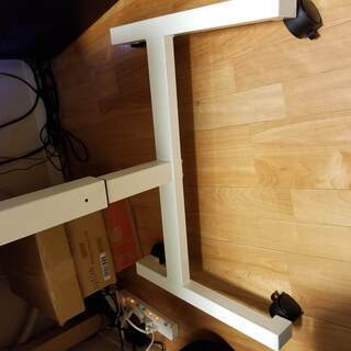 【値下げ6/21】昇降式スタンディングデスク　美品　ホワイト　白【本体価格は本文に記載】