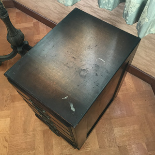 アンティーク 和家具 収納棚 小物棚 引き出し チェスト 手紙入れ 書類整理