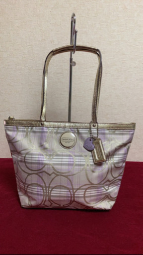 5MKO347  トートバッグ ベージュ コンパクト COACH