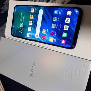 その他 OPPO Reno A ブルー SIMフリー 64gb