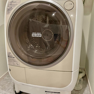 日立 ドラム式洗濯乾燥機 9kg BD-V2200 2010年 ジャンク品 動作確認 