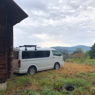 プライベートオートキャンプに最適地（ログ小屋3LDK付）