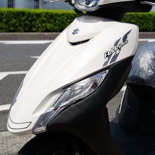 新車 SUZUKI アドレス125 ホワイト すぐに納車可能！ 大阪市より 原付