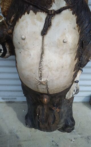 ☆引き取り限定☆下見可能☆配達可能☆ 希少 特大信楽焼 狸 縁起物 約