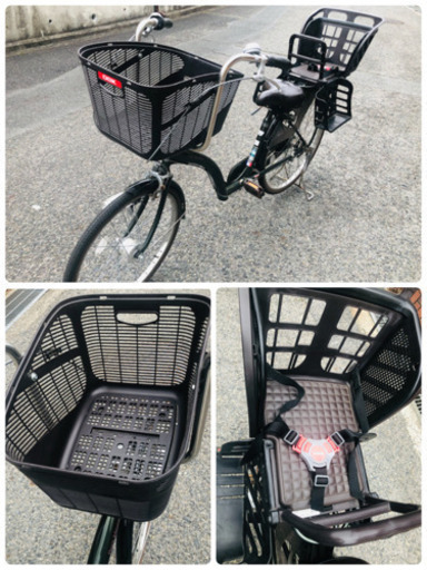子供乗せ自転車 petit maman プチママンDX 3人乗り 幼児2人同乗