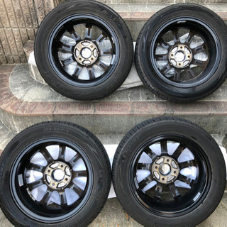 アルミ美品　165/60R14  タイヤ　アルミホイルセット　ダ...