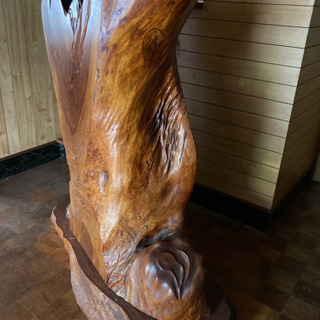 [直接引取か配送します] けやきの衝立　一枚板　