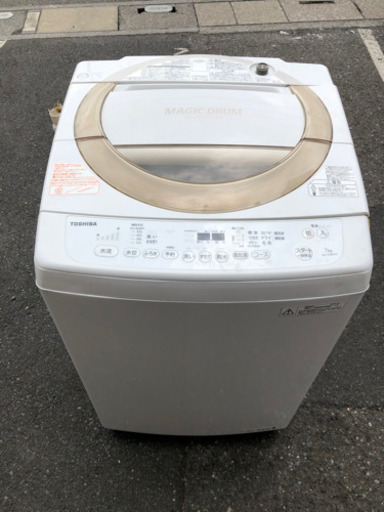 TOSHIBA 洗濯機　aw-7d3m