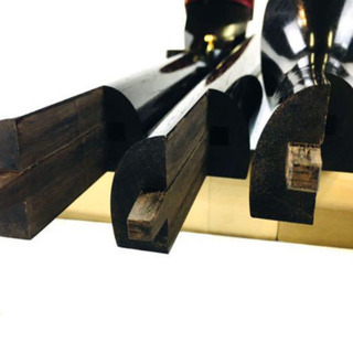 津軽三味線　紫檀　三つ折れ　再生皮(黒)