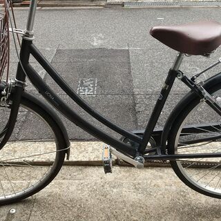 無料配達地域あり、税込9,800円、26インチ、ブラック、外装6段変速、LEDオートライト付中古自転車、自転車出張修理店グッドサイクルが出品
