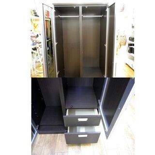 ニトリ ワードローブ アイビス90 引き出し 棚 ハンガータンス クローゼット 洋服掛け 衣類収納 家具 札幌 厚別店