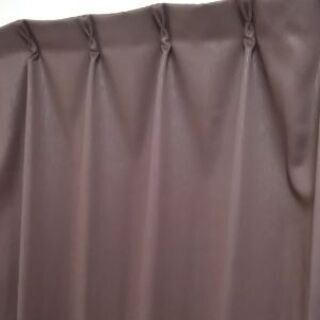 【ネット決済】ブラウンのカーテン