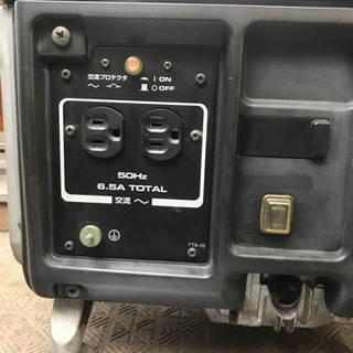 ヤマハ発電機 EF800B AC100V 650W（6.5A) 50Hz 整備済み