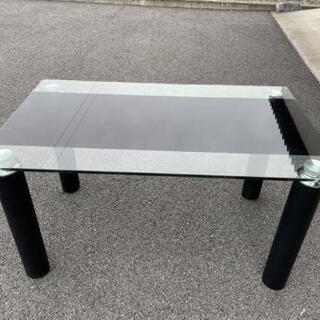 【ネット決済】ガラスダイニングテーブル