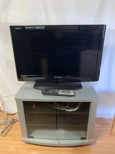 【説明書付き】26型液晶テレビ+ブルーレイディスクレコーダー+テレビ台