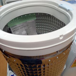 G4425　分解清掃済み　洗濯機　AQUA　AQW-S45HBK　4.5kg　2020年製　送料A　札幌　プラクラ南9条店　カード決済可能