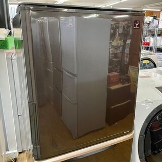 美品【 SHARP 】シャープ 314L 両開き 3ドア冷蔵庫プラズマクラスター 