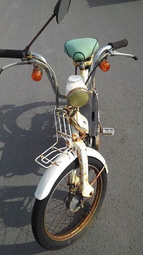 ホンダノビオ〈PM50〉格安 中古 バイク 原動機付き自転車 レストアベースに 腕試し
