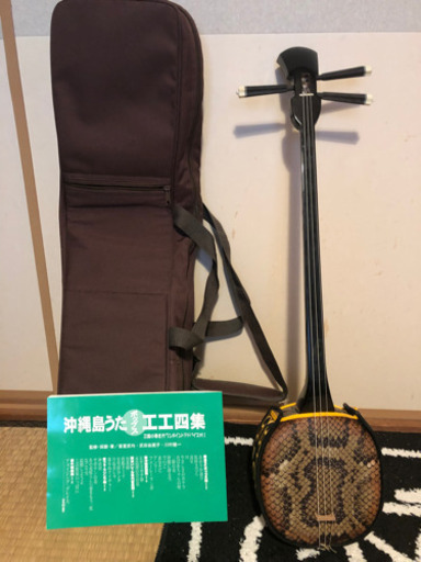 大特価❗️❗️ 人工皮三線　入門セット