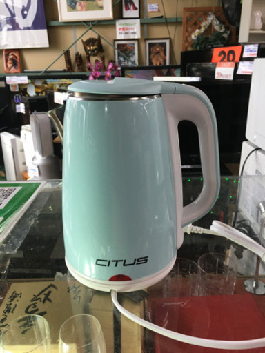 de3010 アウトレット未使用品2ℓ電気ケトル　LY-905