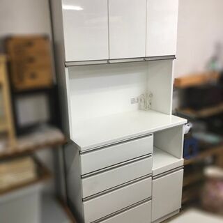 ニトリ キッチンボード ゾロ ZORO-100KB-WH【自社配送は札幌市内