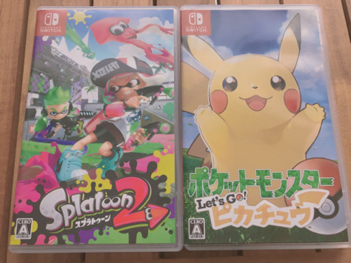 Switch ゲームソフト スプラトゥーン2 ポケモン アオイ 松本のテレビゲーム その他 の中古あげます 譲ります ジモティーで不用品の処分